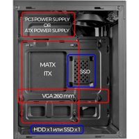 Корпус Ginzzu B400