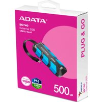Внешний накопитель ADATA SC740 500GB SC740-500G-CBU