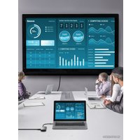 Док-станция Baseus Metal Gleam Series 4 in 1 Multifunctional Type-C CAHUB-CY0G