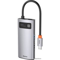 Док-станция Baseus Metal Gleam Series 4 in 1 Multifunctional Type-C CAHUB-CY0G