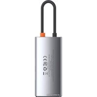 Док-станция Baseus Metal Gleam Series 4 in 1 Multifunctional Type-C CAHUB-CY0G