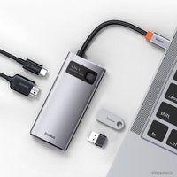 Док-станция Baseus Metal Gleam Series 4 in 1 Multifunctional Type-C CAHUB-CY0G