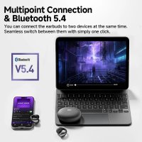 Наушники QCY Crossky C30 (сиреневый)