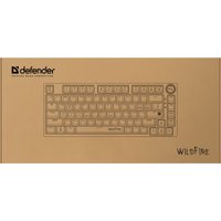 Клавиатура Defender Wildfire GK-213 (черный/серый)