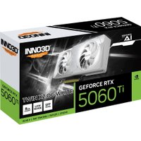 Видеокарта Inno3D GeForce RTX 5060 Ti 8GB Twin X2 OC White N506T2-08D7X-193075W