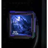 Система жидкостного охлаждения для процессора Thermalright Frozen Warframe Pro 360 ARGB (черный)