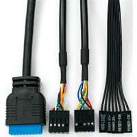 Корпус XASTRA A403 4FRGB (черный)