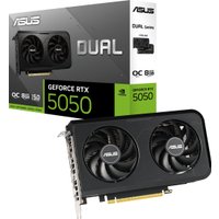 Видеокарта ASUS Dual GeForce RTX 5050 8GB GDDR6 OC Edition DUAL-RTX5050-O8G