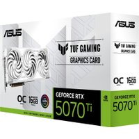 Видеокарта ASUS TUF Gaming GeForce RTX 5070 Ti 16GB GDDR7 White OC Edition TUF-RTX5070TI-O16G-WHITE-GAMING