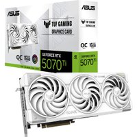 Видеокарта ASUS TUF Gaming GeForce RTX 5070 Ti 16GB GDDR7 White OC Edition TUF-RTX5070TI-O16G-WHITE-GAMING