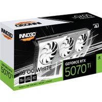 Видеокарта Inno3D GeForce RTX 5070 Ti X3 OC White N507T3-16D7X-176068W