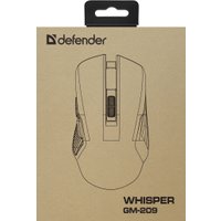 Игровая мышь Defender Whisper GM-209 (белый) Игровая мышь Defender Whisper GM-209 (белый)