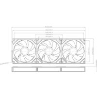 Комплект вентиляторов для корпуса Thermalright TL-M12QRW X3 (белый)