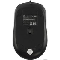 Мышь Оклик 310M (черный/голубой)