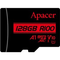 Карта памяти Apacer AP128GMCSX10UB-R 128GB (с адаптером)