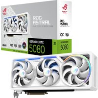 Видеокарта ASUS ROG Astral GeForce RTX 5080 16GB GDDR7 White OC Edition ROG-ASTRAL-RTX5080-O16G-WHITE