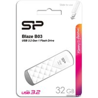 USB Flash Silicon-Power Blaze B03 32GB (белый)