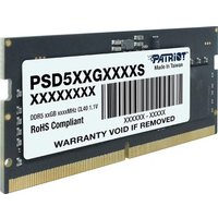 Оперативная память Patriot Signature Line 16 GB DDR5 SODIMM 5200 МГц PSD516G520081S