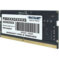 Оперативная память Patriot Signature Line 16 GB DDR5 SODIMM 5200 МГц PSD516G520081S