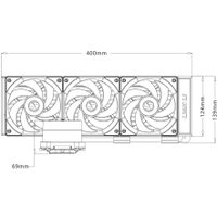 Система жидкостного охлаждения для процессора Lian Li Hydroshift II LCD-C 360CL GHS2LCD36RB G89.GHS2LCD36RB.R0