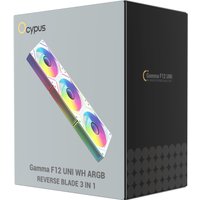 Комплект вентиляторов для корпуса Ocypus Gamma F12 Uni WH ARGB Reverse Blade 3IN1