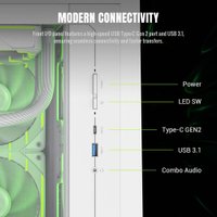 Корпус GameMax Legend CLAW 360 (белый) Корпус GameMax Legend CLAW 360 (белый)