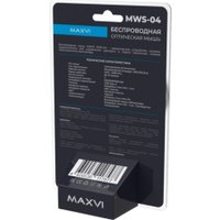 Мышь Maxvi MWS-04 (черный)