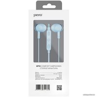 Наушники Pero EP14 (голубой)