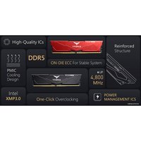 Оперативная память Team T-Force Vulcan 2x32ГБ DDR5 6000 МГц FLBD564G6000HC38JDC01