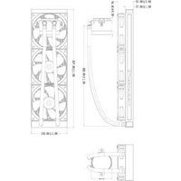 Система жидкостного охлаждения для процессора Thermalright Frozen Magic 360 Digital ARGB V2 (белый)