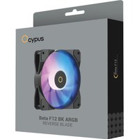 Вентилятор для корпуса Ocypus Beta F12 BK ARGB Reverse Blade Beta-F12-BK1AM01X-GL