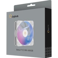 Вентилятор для корпуса Ocypus Beta F12 WH ARGB Beta-F12-WH1AM00X-GL
