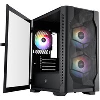 Корпус 1stPlayer D4-M FRGB (черный)