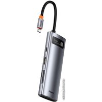 Док-станция Baseus Metal Gleam Series 7-in-1 Multifunctional Type-C WKWG020113