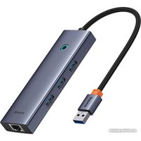 USB-хаб Baseus Flite Series 4-Port USB-A Hub B0005280A813-01