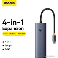 USB-хаб Baseus Flite Series 4-Port USB-C Hub B0005280A813-00