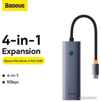 USB-хаб Baseus Flite Series 4-Port USB-C Hub B0005280A813-03