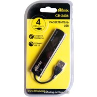 USB-хаб Ritmix CR-2406 (черный)