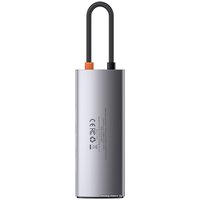 Док-станция Baseus Metal Gleam Series 6-in-1 Multifunctional USB Type C CAHUB-CW0G
