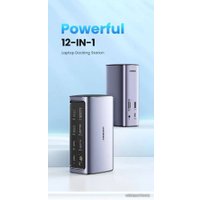 Док-станция Ugreen USB C Triple Display Docking Station 12-in-1 90325