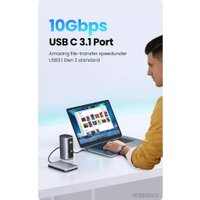 Док-станция Ugreen USB C Triple Display Docking Station 12-in-1 90325