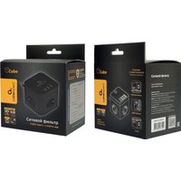 Сетевой фильтр Cablexpert CUBE-3-CU3-B-1.5 Сетевой фильтр Cablexpert CUBE-3-CU3-B-1.5