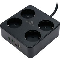 Сетевой фильтр Cablexpert PLT-4-C2U2-B-2