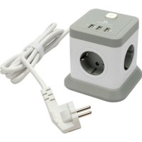 Сетевой фильтр Cablexpert TWR-4-U3-W-3