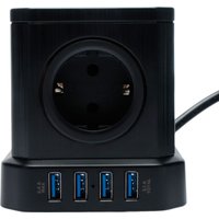 Сетевой фильтр Cablexpert TWR-5-U4-B-3