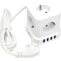 Сетевой фильтр Cablexpert TWR-5-U4-W-2