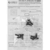 Комплект вентиляторов для корпуса с контроллером Lian Li Uni Fan TL 120 Wireless G99.12TL1W3B.R0