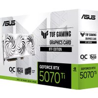 Видеокарта ASUS TUF Gaming GeForce RTX 5070 Ti 16GB GDDR7 BTF White OC Edition TUF-RTX5070TI-O16G-BTF-WHITE