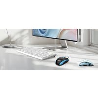 Мышь Genius DX-111 USB-A (черный/синий)