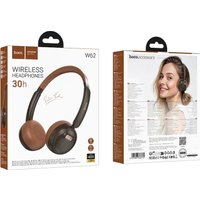 Наушники Hoco W62 (черный/коричневый) Наушники Hoco W62 (черный/коричневый)